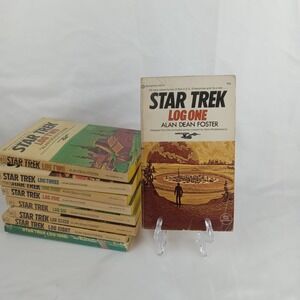 Vtg Star Trek Log Books Series Lot of 9 Vols 1-9  Volumes Alan Dean Foster PBs